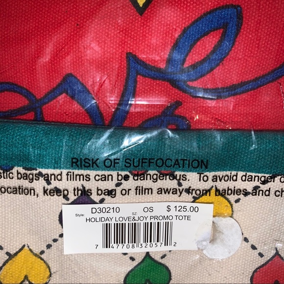 Love and Joy Holiday Tote bag - Picture 5 of 5